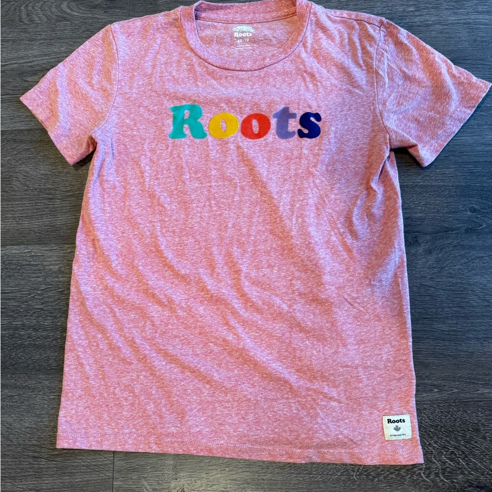 Velvety-Lettered Roots Tee - Picture 3 of 7